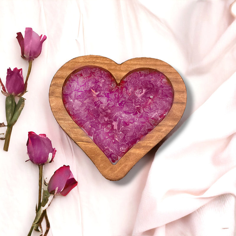 The Original Mini Fire Pit Heart Dough Bowl Candle - A Joy Forever Bath + Body