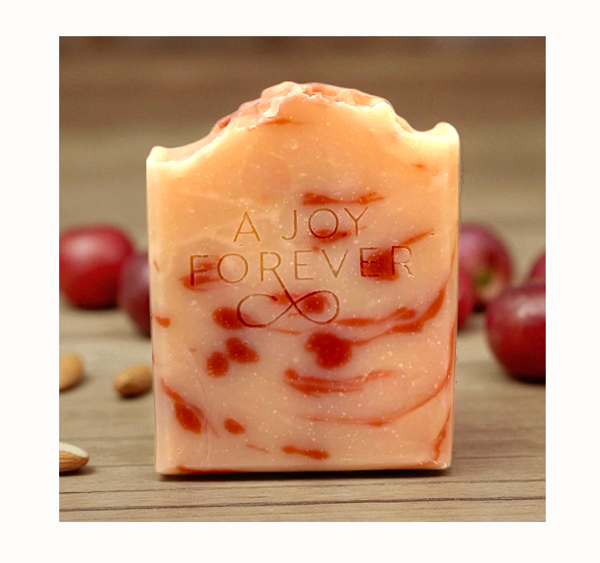 NEW Cherry Almond Vegan Soap - A Joy Forever Bath + Body