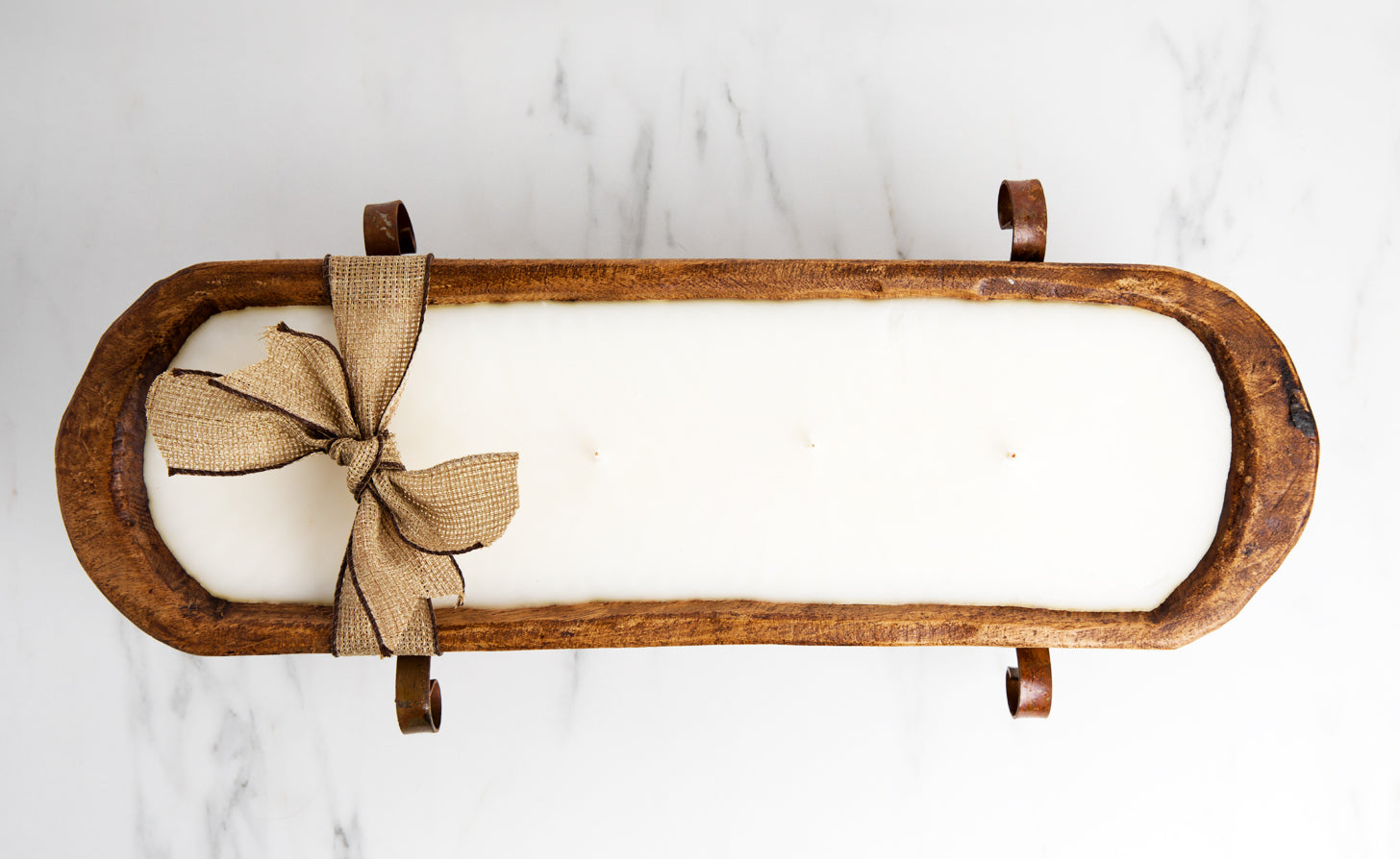 Classic Oval Rustic Dough Bowl Candles - A Joy Forever Bath + Body