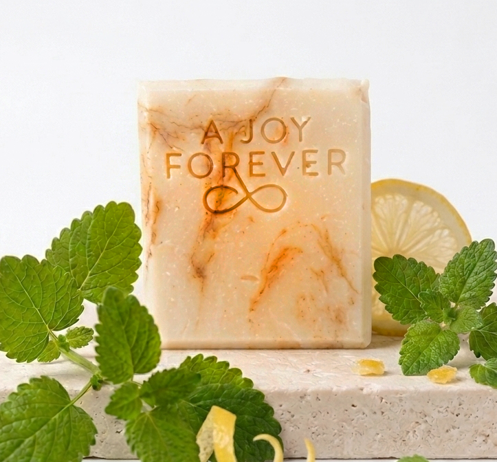 NEW Calming Lemon Balm Vegan Soap - A Joy Forever Bath + Body