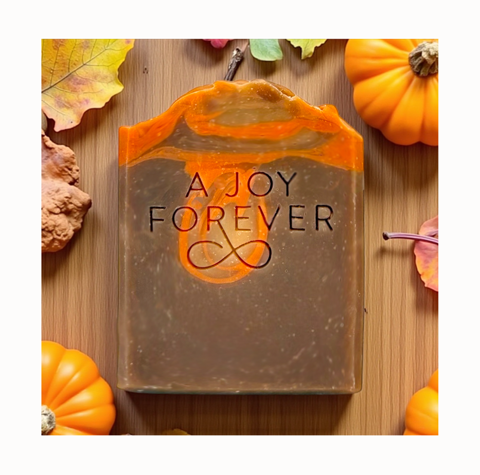 Almost Gone! Pumpkin Crunch Vegan Soap - A Joy Forever Bath + Body