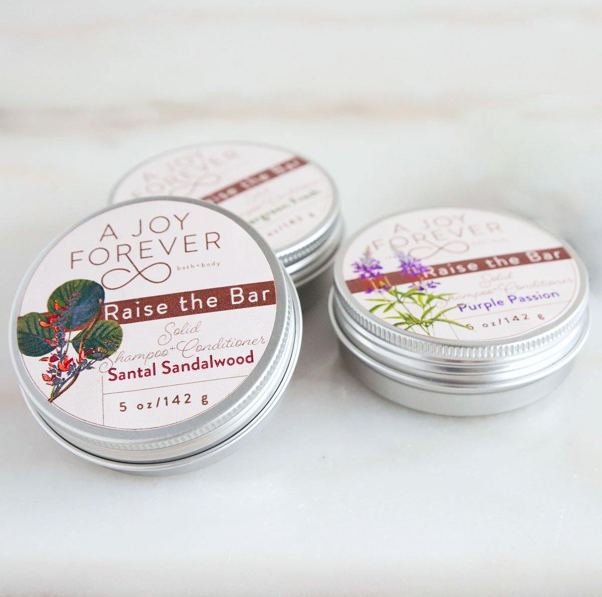 Solid Shampoo Bar + Conditioner Sets and Refills (NEW!) - A Joy Forever Bath + Body