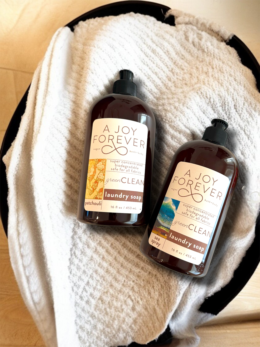 A New Spin Biodegradable Laundry Detergent - A Joy Forever Bath + Body