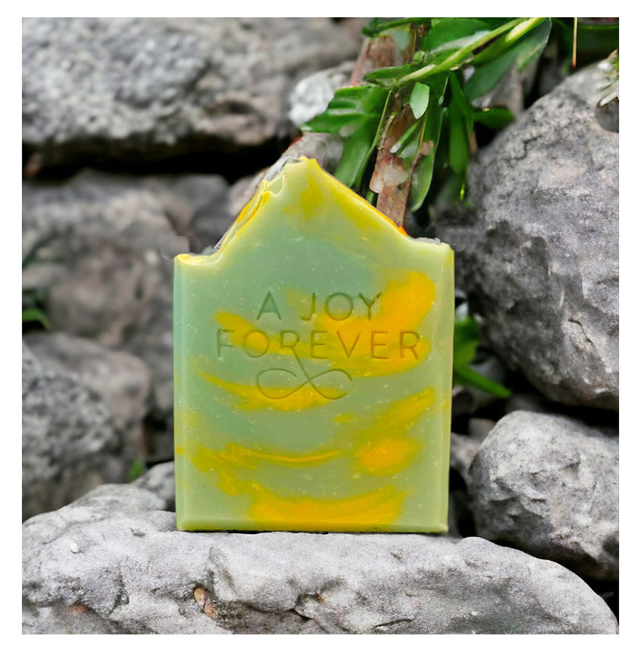 NEW Golden Bamboo + Basil Vegan Soap - A Joy Forever Bath + Body