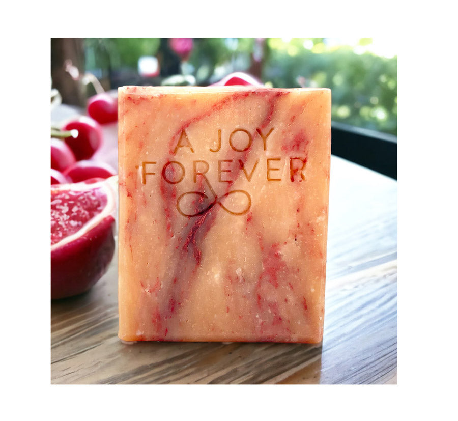 NEW Cherry Sandalwood Vegan Soap - A Joy Forever Bath + Body
