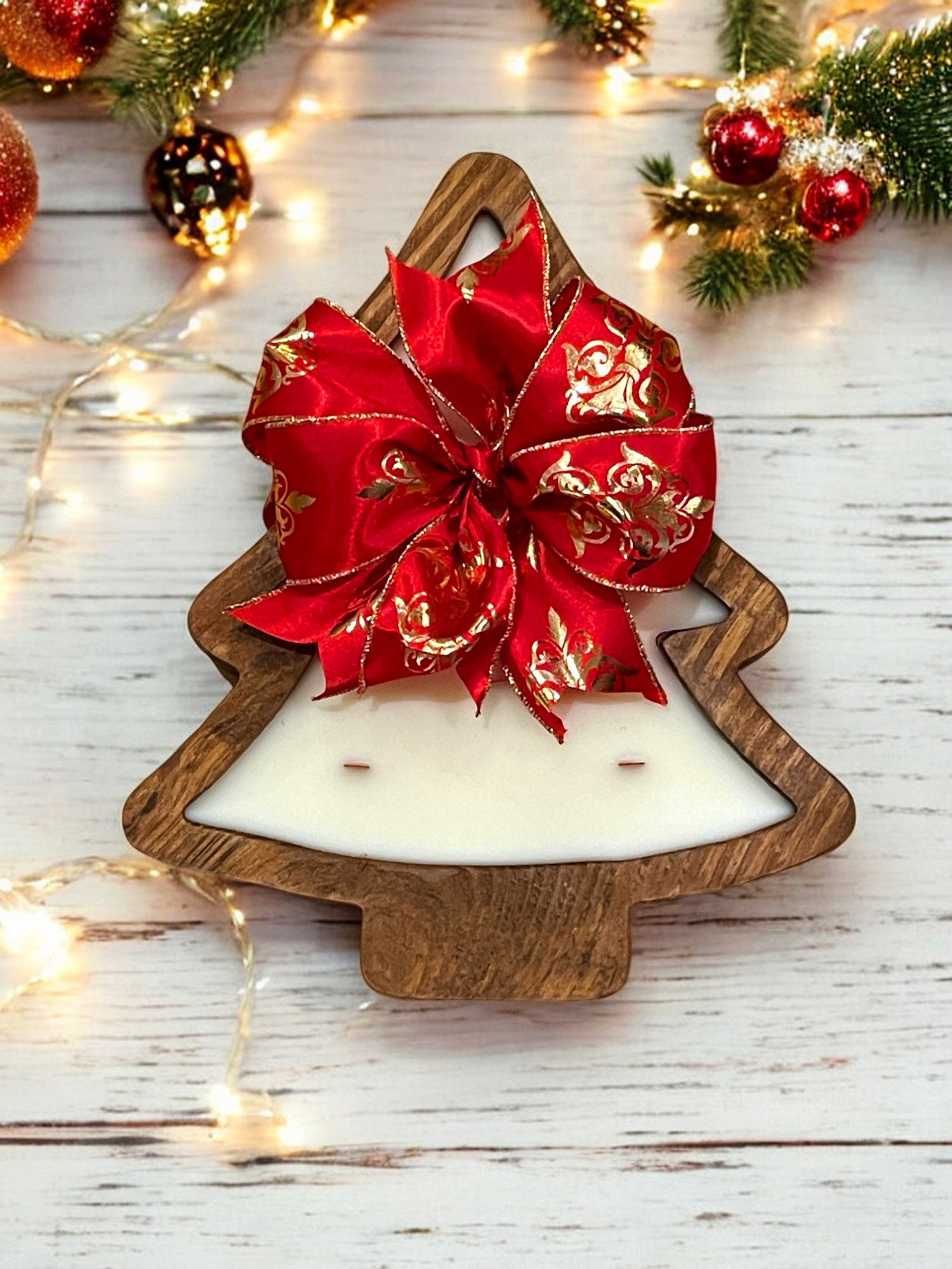 The Original Christmas Tree Dough Bowl Candle - A Joy Forever Bath + Body