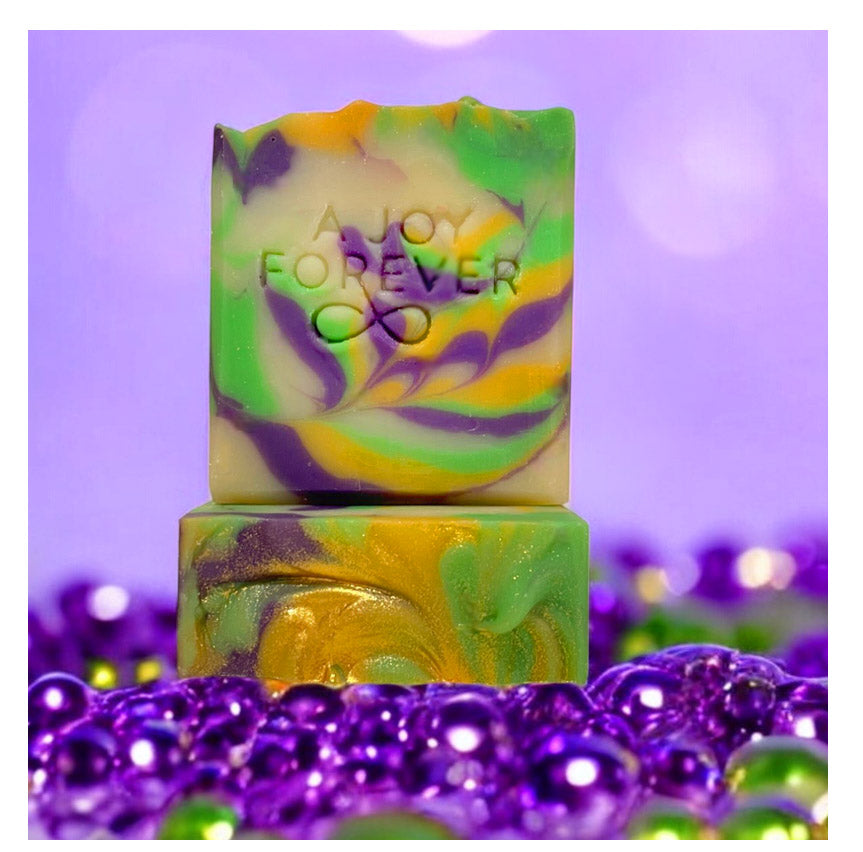 LTD. ED. Mardi Gras Vegan Soap - A Joy Forever Bath + Body