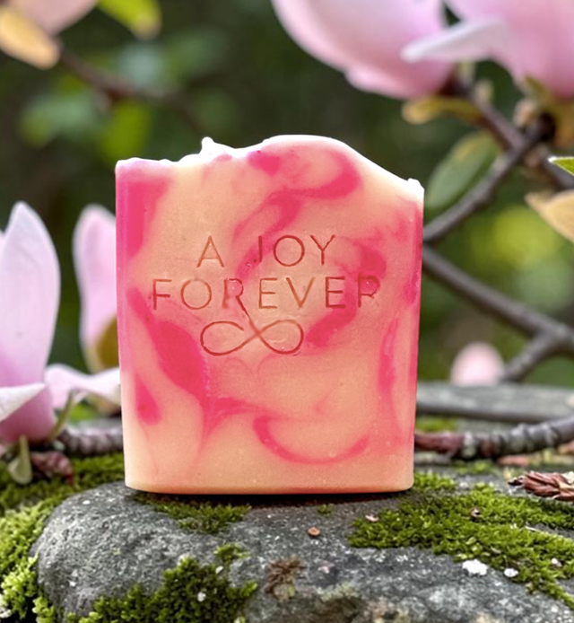 Pink Magnolia Vegan Bath Soap - A Joy Forever Bath + Body