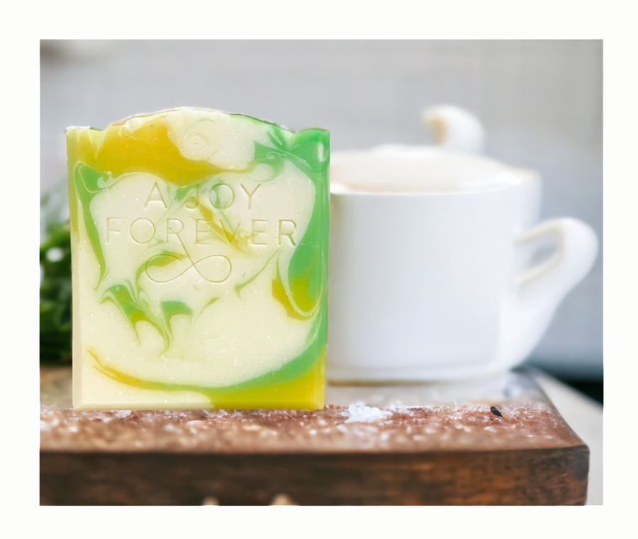White Tea and Thyme Vegan Soap - A Joy Forever Bath + Body